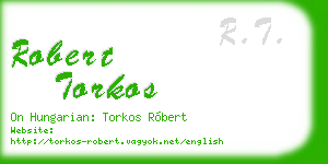 robert torkos business card